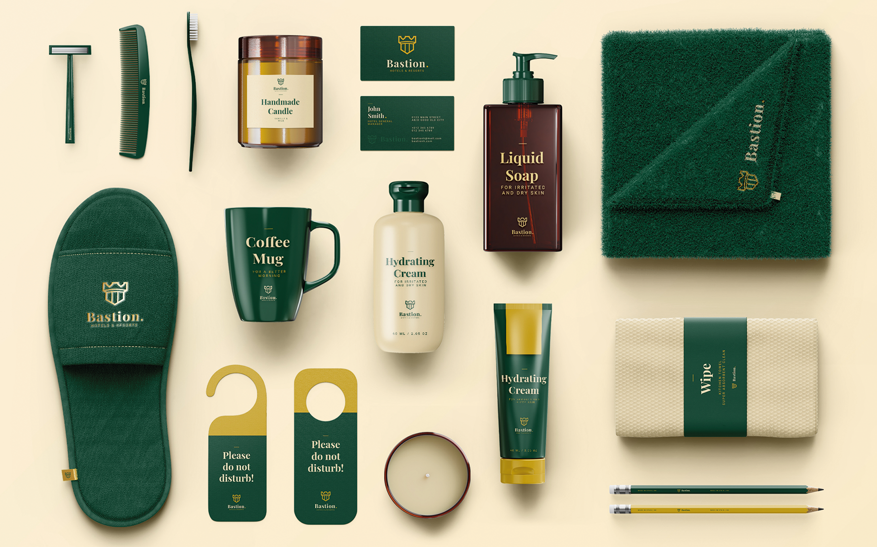 Hotel bathroom amenities