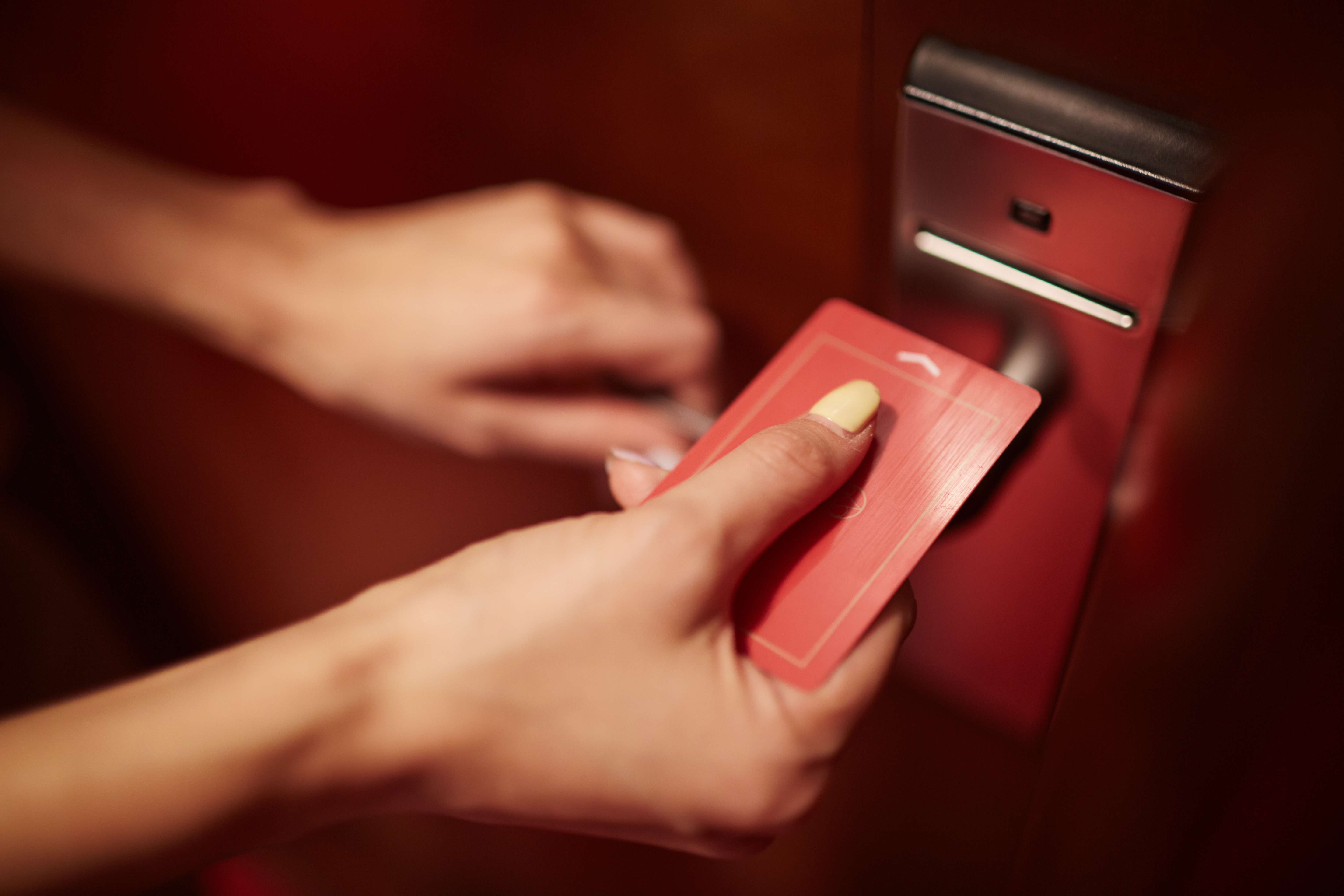 Luxury hotel key cards