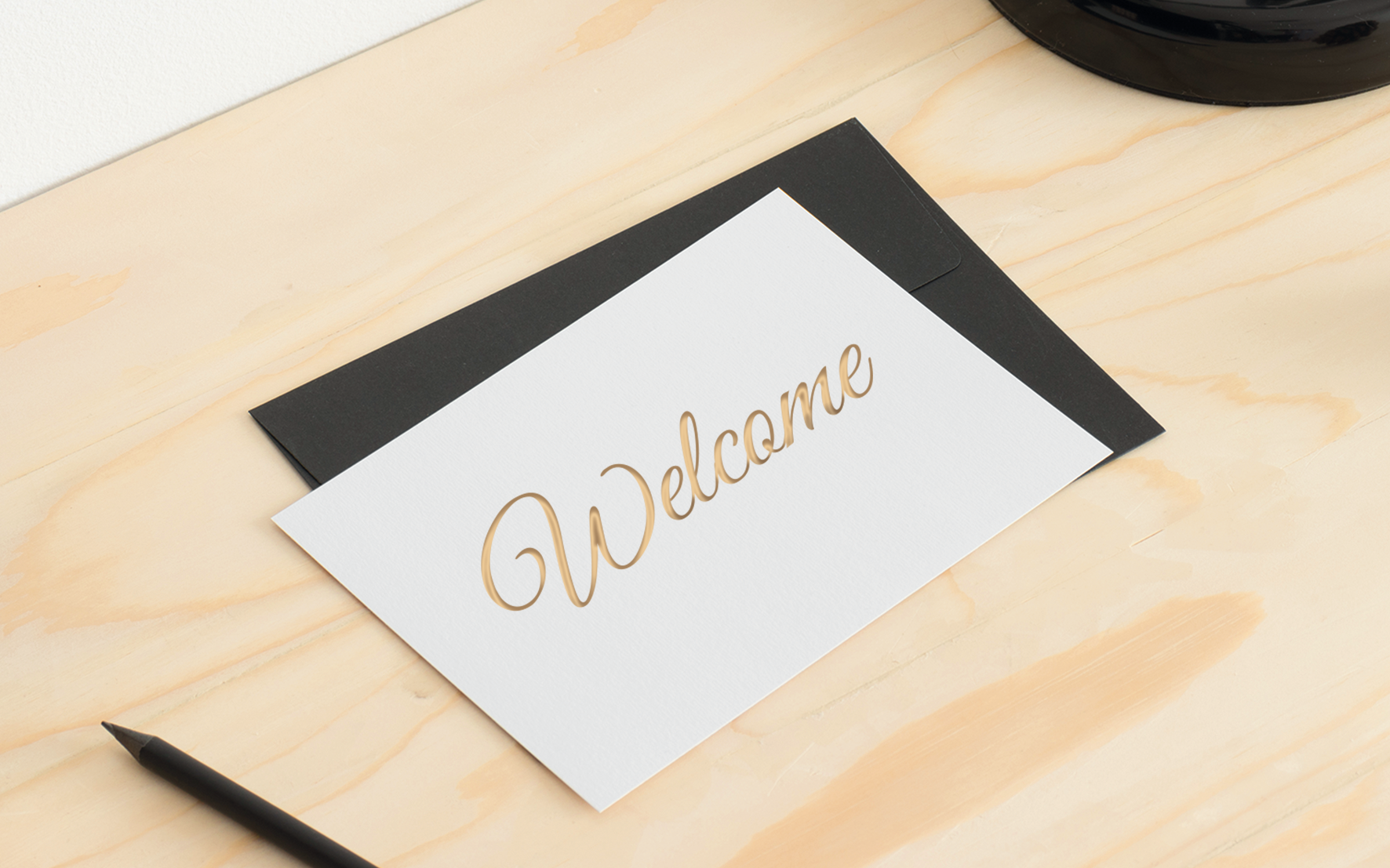 Welcome cards and guest amenities